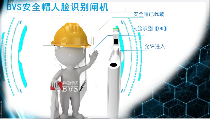 安全帽人脸识别闸机|BVS安全帽人脸识别闸机|安全帽识别|人脸识别闸机|安全帽识别闸机|