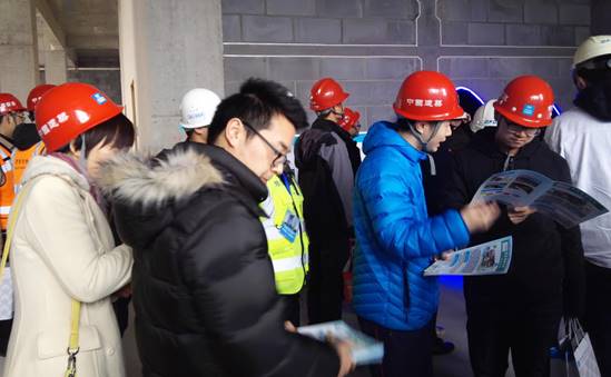 武汉倍特威视系统有限公司智能视频分析安全帽识别仪武汉市2018年建设工程新技术东合中心三期观摩会